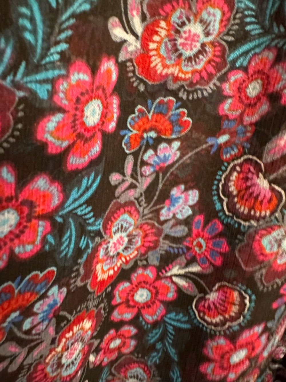 Misa‎ Los Angeles Virginie Maxi Dress Electric Ditsy Boho Party Sheer Feminine - Picture 11 of 15